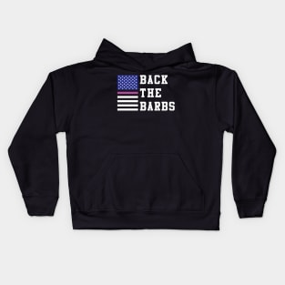 Back the barbs Kids Hoodie